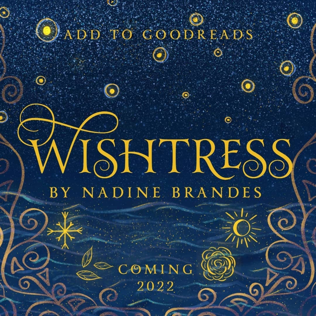 Nadine Brandes has a new book coming next year. It's called Wishtress. Not Wishtrees, which is what I first read it about. Tress, like long hair and females, not trees with leaves. 

It's been quite a while since I read any of Nadine's books, do I'm excited to see what this one is about.

The lovely graphic was designed by @meganmcculloughbooks 

Nadine is @nadinebrandes